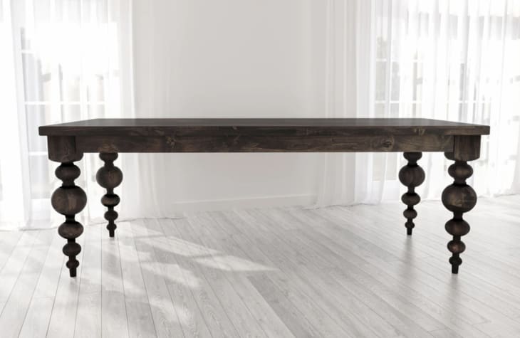 This Old School Victorian Era Furniture Trend Is Back Big Time   Wood Turned Leg Dining Table